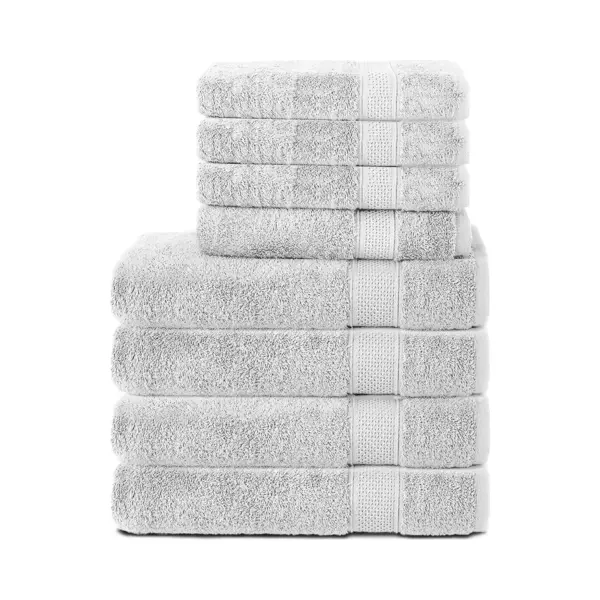 Komfortec Handtuch Set Aus 100% Baumwolle, 4 Handtücher 50x100 Cm Und 4 Badetücher 70x140 Cm, Frottee (Packung, 8-St), Duschtücher & Badehandtuch, thumbnail