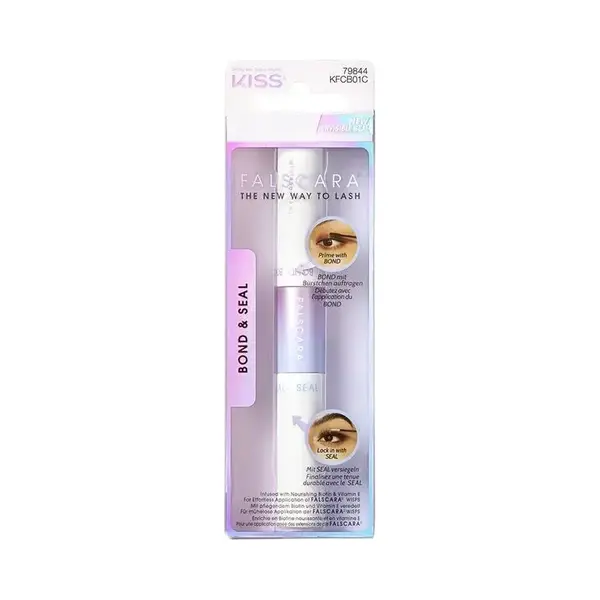 Kiss Falscara Diy Eyelash Extension Bond & Seal Infused With Biotin & Vitamin E, Strong Gentle Comfortable Lash Adhesive For All Day Wear For Use With thumbnail