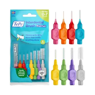 TePe Interdental Brushes Mixed Pack 8 Pieces