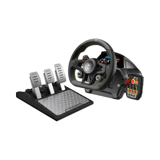 Turtle Beach VelocityOne Race Wheel and Pedal System with Force Feedback, Magnetic Paddle Shifters and Hall Effect Sensors for Xbox Series X or S, Xbox One and Windows. Officially licensed for Xbox