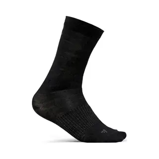 Craft, Unisex, Sportsocken, 2-Pack Wool Liner Sock (46 - 48), Schwarz
