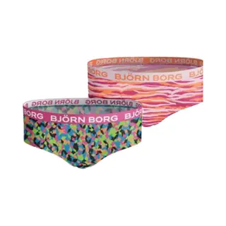 Björn Borg Bjorn Borg Sportonderbroek Casual - 2p Hipster Bb Arrows & Bb Zebra - Blauw - Vrouwen - 158