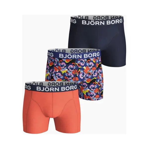Björn Borg - Heren Onderbroeken 3-Pack Boxers Camo Rose - Multi - Maat S thumbnail