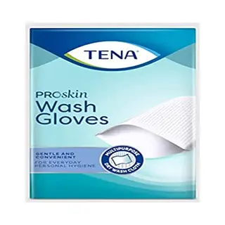 Tena ProSkin Wash Gloves | 50 Stuks