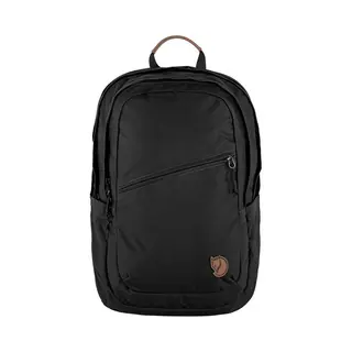 Fjällräven Räven 28 Rucksack Lässiger Rucksack Schwarz Baumwolle, Polyamid, Polyester