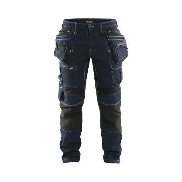 Blaklader Werkbroek Denim Stretch X1900 1990 - Marineblauw/zwart thumbnail