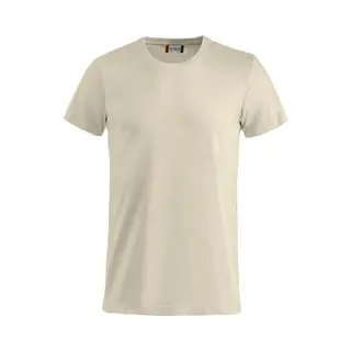Clique Basic-T Bodyfit T-shirt 145 Gr/m2 Licht Beige L