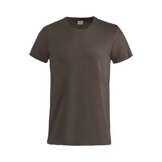 Clique Basic-T Bodyfit T-shirt 145 Gr/m2 Dark Mocca Xs