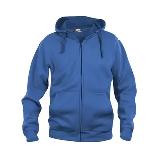 Clique Basic Hoody Full Zip Kobalt Maat M