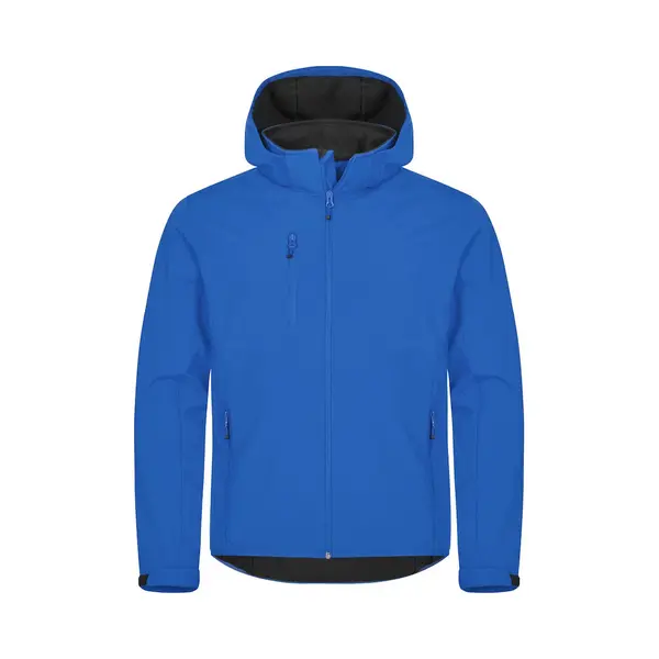 Clique, Herren, Outdoorjacken, Classic Softshell Hoody (L), Blau, L thumbnail