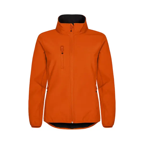 Clique, Damen, Outdoorjacken, Classic Softshell Jacket Women (L), Orange, L thumbnail