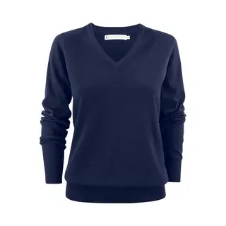 James Harvest Sweater Ashland V-Neck Woman 2122505 - Marine - S