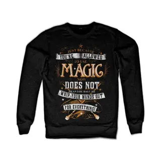 Hybris Harry Potter Sweater/trui -M- Magic Zwart