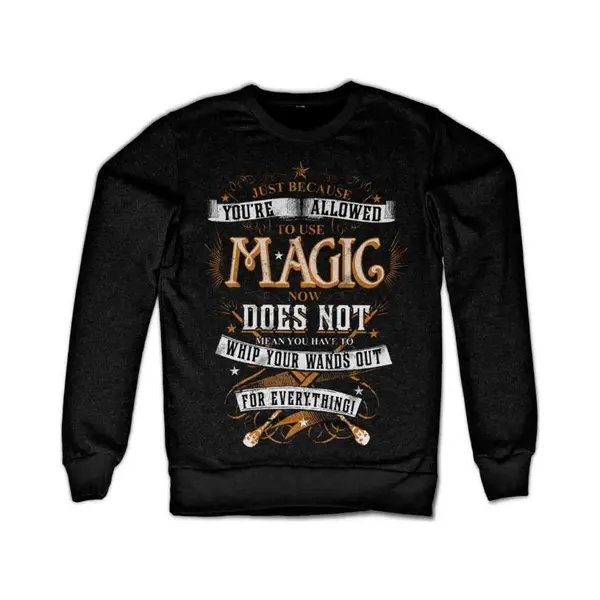 Hybris Harry Potter Sweater/trui -L- Magic Zwart thumbnail