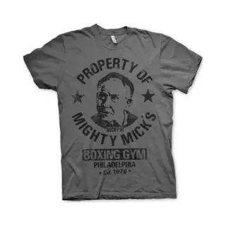 Hybris Rocky Heren Tshirt -2XL- Mighty Mick's Gym Grijs