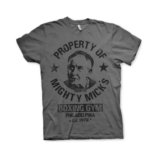 Hybris Rocky Heren Tshirt -2XL- Mighty Mick's Gym Grijs thumbnail