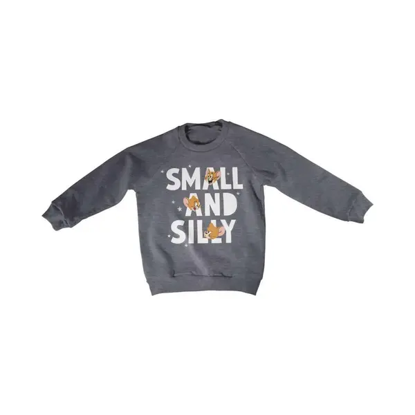Hybris Tom And Jerry Sweater/trui Kids -Kids Tm 8 Jaar- Jerry - Small And Silly Grijs thumbnail