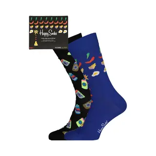 Happy Socks Sokken - Friday Night Socks Gift Set (2-pack) - Unisex - Maat, 41 - 46