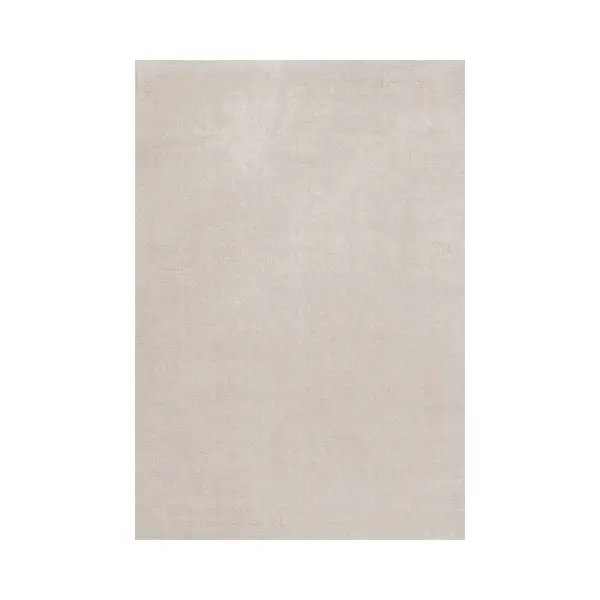 Layered Solid Wool Oatmeal Vloerkleed - 200 X 300 Cm - Beige - Rectangular - Wol - Eetkamer, Woonkamer, Slaapkamer - Effen - Modern thumbnail