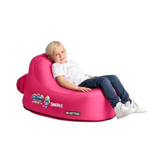 Softybag Kids Smurf Stoel Roze