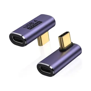 Noerdic USB4-304 tussenstuk voor kabels Usb C Paars