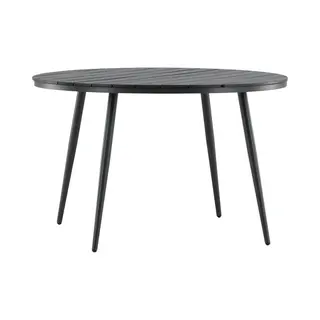 Venture Design Break Esstisch Ø120cm Schwarz.