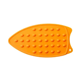 Siliconen Strijkijzersteun - Hittebestendig - Strijkmat - Strijkplank - Compacte Mat - Oranje - Anti-verbranding - 14*26.5 Cm