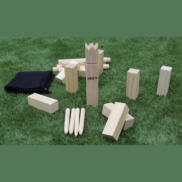 Longfield Kubb Basic - Spel Van Dennenhout - 1 Koning 25 Cm thumbnail