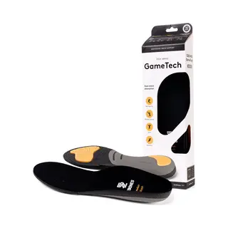52Bones GameTech Mid Arch - Premium Inlegzolen Met Medium Voetboog - Optimale Demping Hiel En Voorvoet - Geschikt Voor Voetbal, Tennis, Hockey En