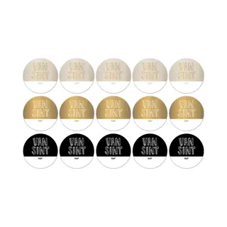 Naamstickers Sinterklaas - 3 Assorti - Van Sint Voor, - Naam Sticker - Schoen Zetten - Envelop Stickers | Cadeau – Gift – Cadeauzakje –