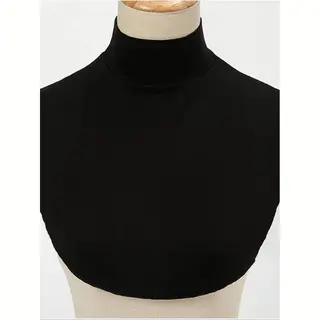 Losse Kraag - Zwart - Opstaand Boord - Coltrui - Col - Turtlelneck - Blouse - Nep Los Kraagje - One Size | Dh Collection