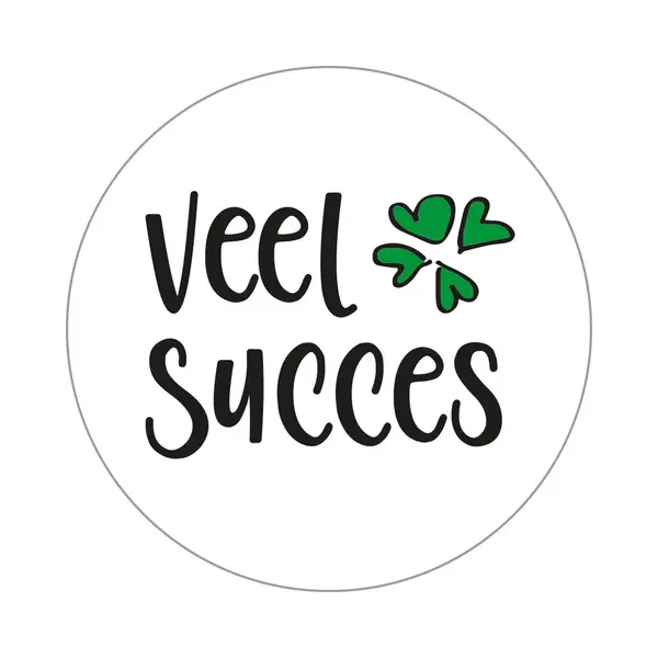 Veel Succes Topper Stickers - Beloning Kind - 24 Stuks thumbnail