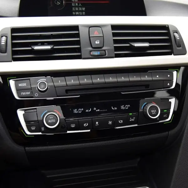 No Name Passend Voor Bmw 3 4 Serie F30 F31 F32 F34 F36 Airco Clima Paneel Rvs Trim Styling Interieur Airconditioning Console Bezel thumbnail
