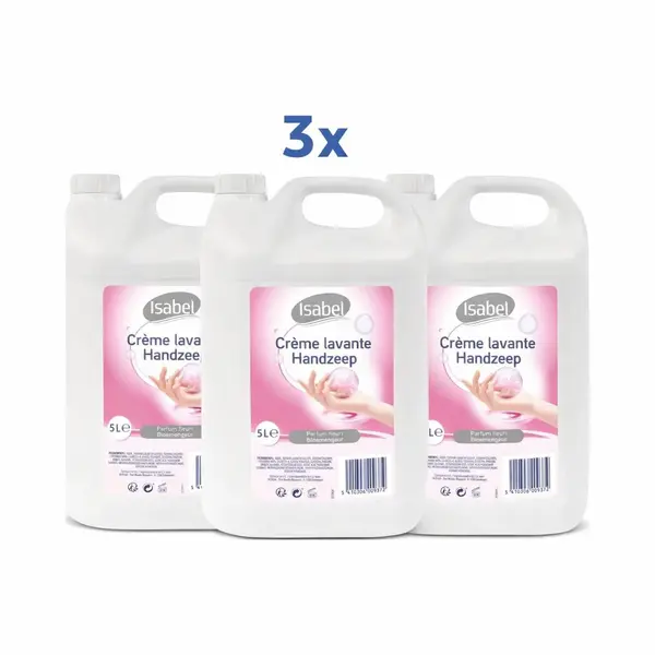 3x Isabel - Handzeep - Navulling - Dispenser Of Pompje - 5 Liter - Voordeelverpakking Van 3 Stuks thumbnail