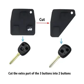 geen merk Autosleutel Rubber Pad Vervanging 2 - 3 Knoppen Geschikt Voor Sleutel Land Cruiser / Yaris / Corolla / Verso / Prius / Sleutel Rubber Knoppen .