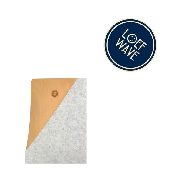 Loef Wave Original® - Balance Board –Nottingham Grey Balansspeelgoed – Balanstrainer – Balansbord Kinderen – Balansplank thumbnail