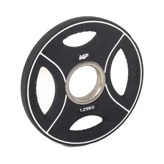 Muscle Power Pu 4-Grip Halterschijf - 50 Mm - 1, 25 Kg
