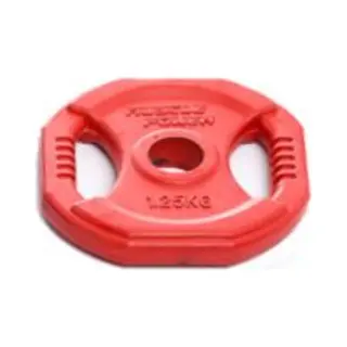 Muscle Power Aerobics Halterschijf - 30 Mm - 1.25 Kg - Rood - Per Stuk
