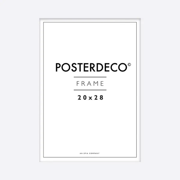 Framewinkel Fotolijst - Posterdeco - Premium Hout - Fotomaat 20x28 Cm - Posterlijst - Fotolijstje - Wit thumbnail