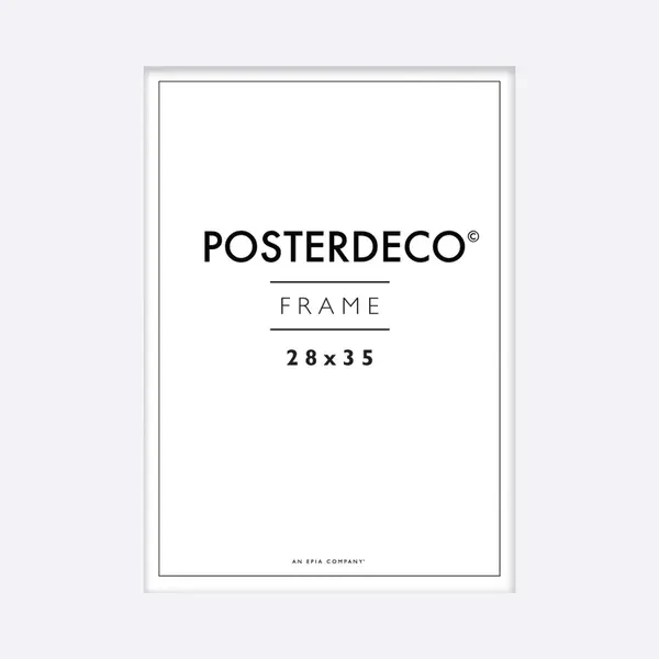 Framewinkel Fotolijst - Posterdeco - Premium Hout - Fotomaat 28x35 Cm - Posterlijst - Fotolijstje - Wit thumbnail