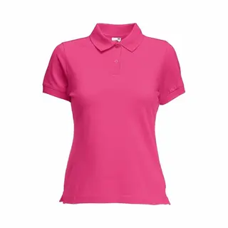 Fruit Of The Loom Polo Lady Fit Fuchsia Maat M