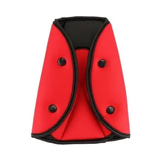 Auto Gordel Beschermer - Gordelhoes - Autogordel Bescherming - Gordelbeschermer - Nekbeschermer Kind - Gordelbeschermhoes - Rood