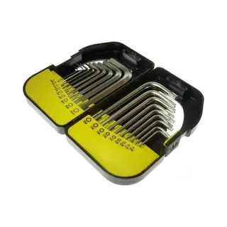 Trailer and Tools Inbus En Torxsleutel Set, 18 Delig, 1.5mm, 2mm, 2.5mm, 3mm, 4mm, 5mm, 6mm, 8mm, 10mm