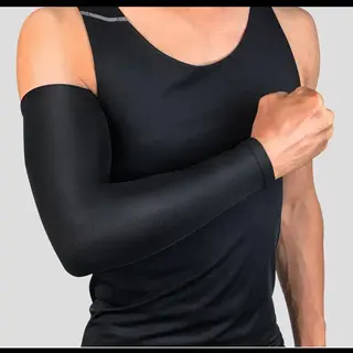 Cliks Set Fiets Armwarmers ( 2 Stuks ) – Zwart - Armstukken – Cycling Arm Sleeves – Armbeschermers – Sport Armmouwen - Maat Xxl