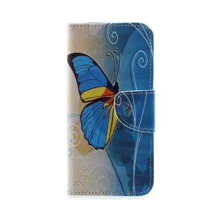 Book Case - Geschikt Voor Samsung Galaxy A6 (2018) Hoesje - Blauwe Vlinder