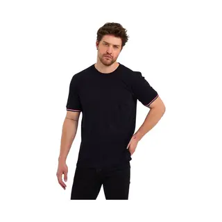 Comeor T-shirt Heren Korte Mouw Met Patroon - Katoen - Blauw - 2XL