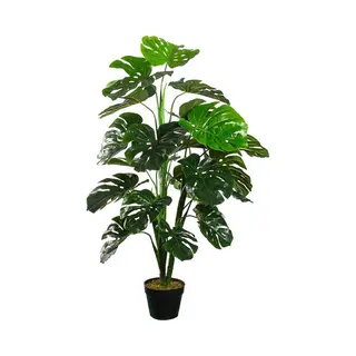 Kunstplant Monstera H120 Cm - Htt Decorations Kunstplanten