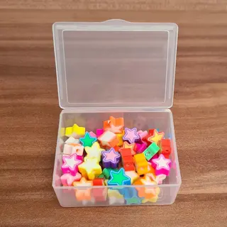 50 Stuks Kralen Sterretjes - 1 Cm - Kleikralen - Figuurkralen - Fimokralen - Polymeer Kralen