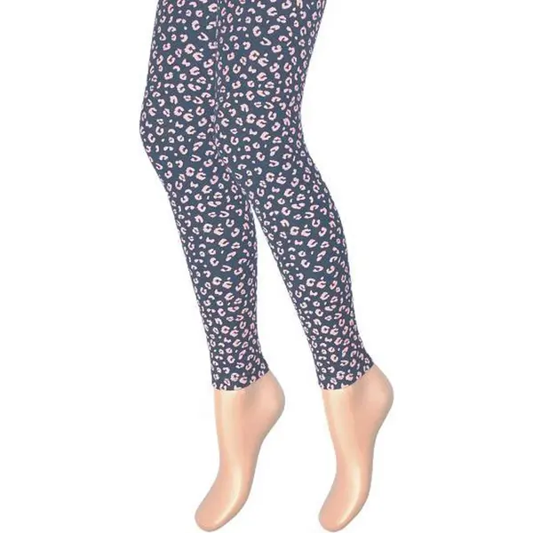 Kinderlegging - Luipaard Print - Marine-Roze - Maat 98-104 thumbnail