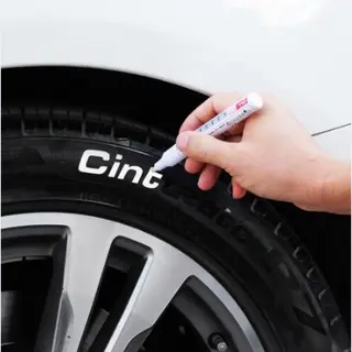 First Class Goods Bandenstift Wit - Voor Auto, Motor, Scooter, Brommer, Fiets